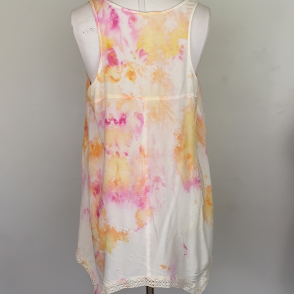 Custom tie dyed sleeveless top Size L - Picture 4 of 6